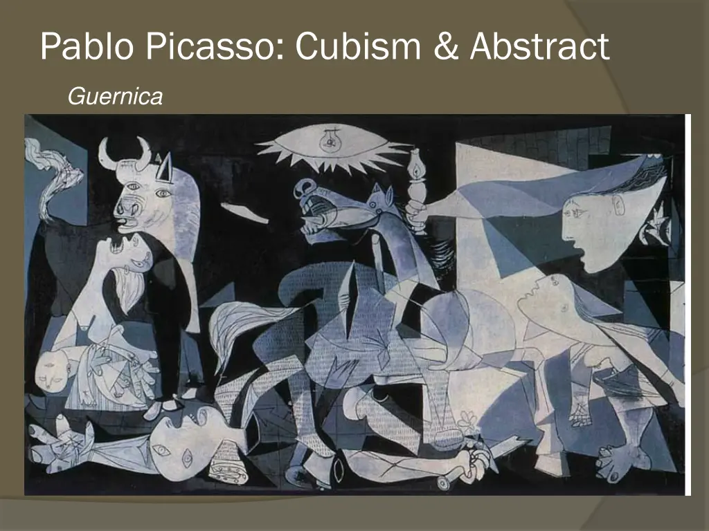 pablo picasso cubism abstract