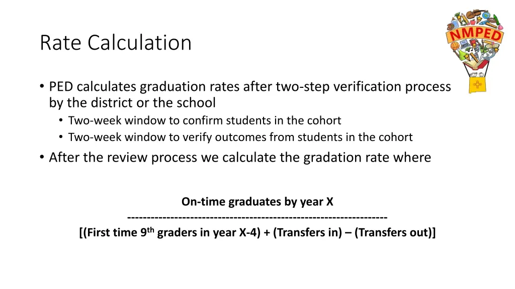 rate calculation