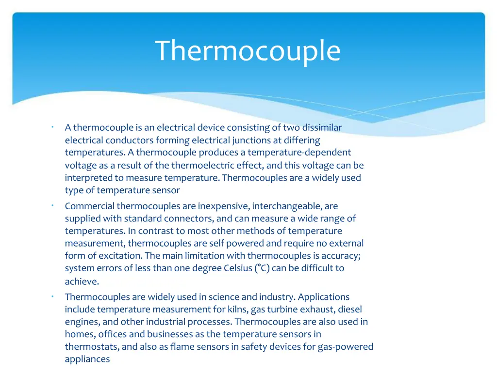 thermocouple