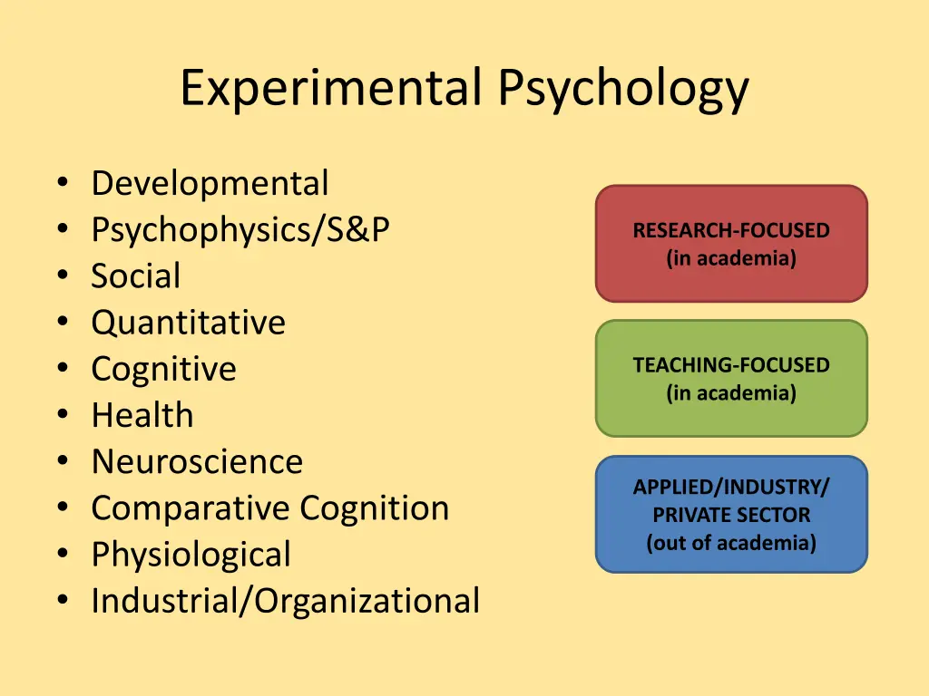 experimental psychology