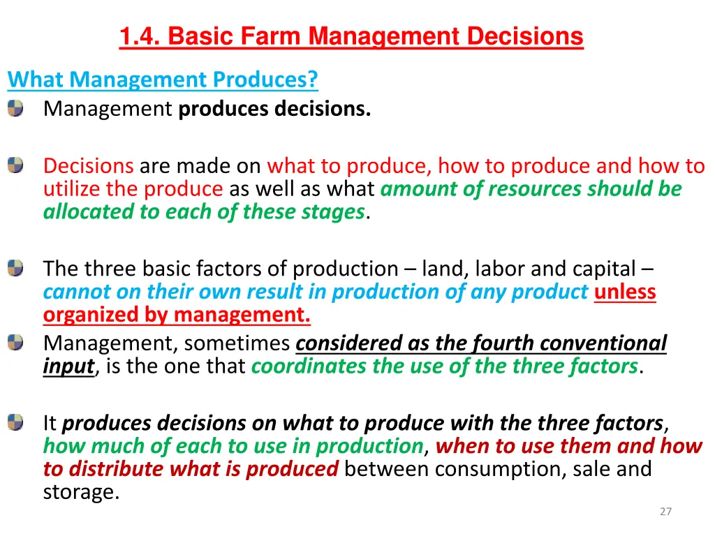 1 4 basic farm management decisions