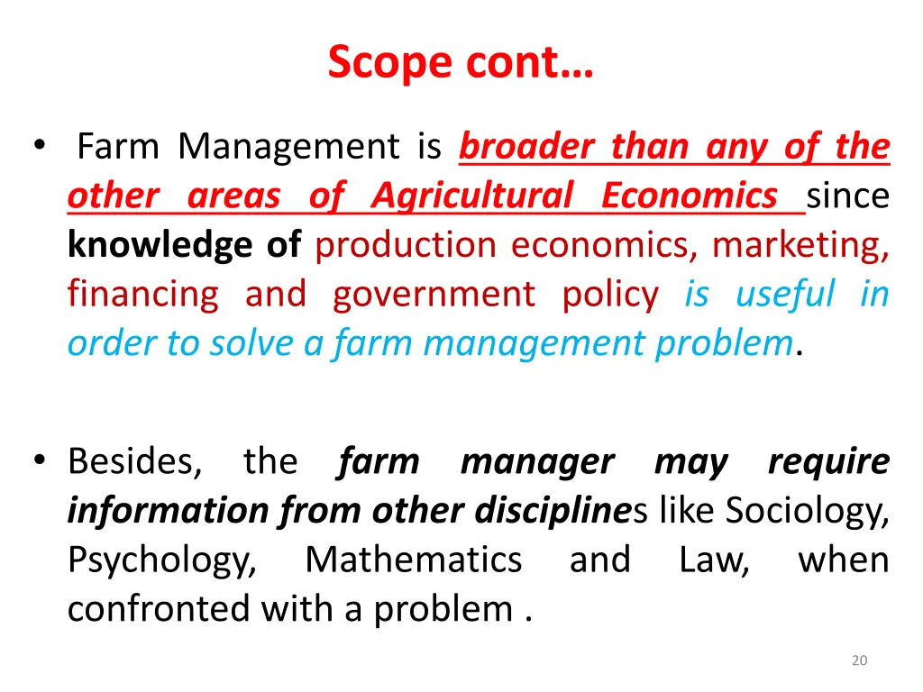 scope cont