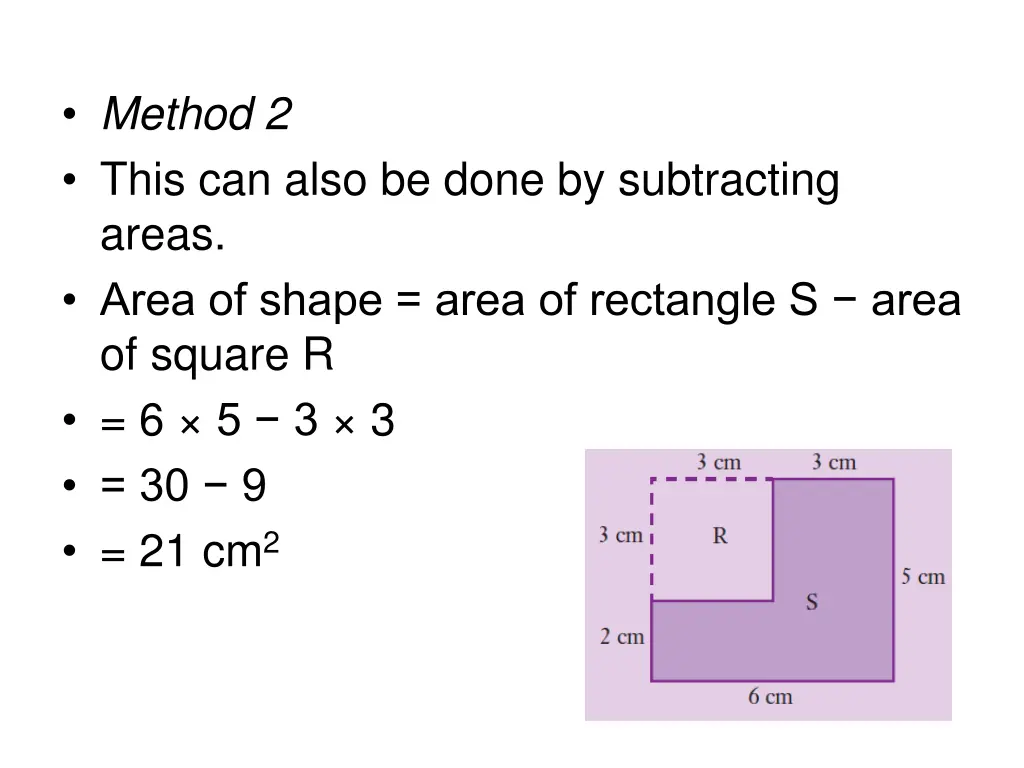 method 2 this can also be done by subtracting