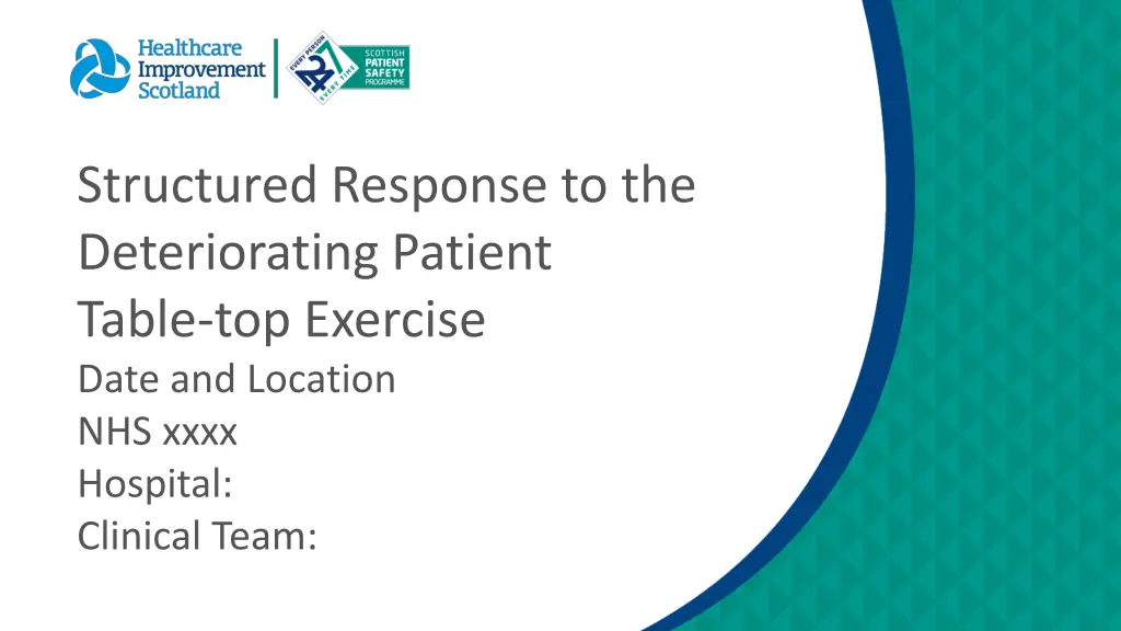 structured response to the deteriorating patient