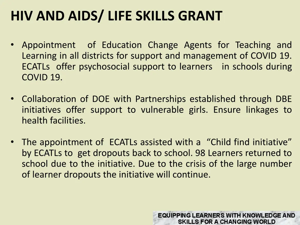 hiv and aids life skills grant 1