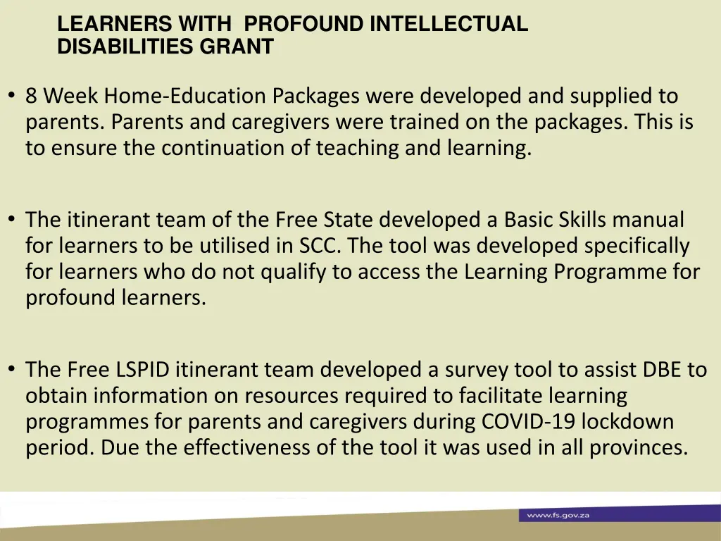 learners with profound intellectual disabilities 1