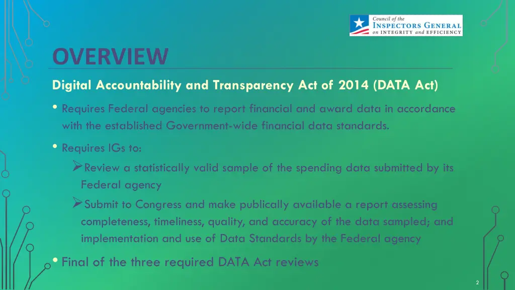 overview digital accountability and transparency