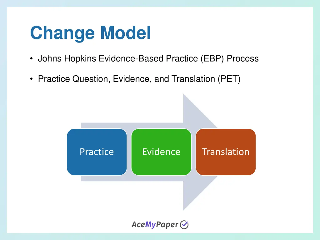 change model