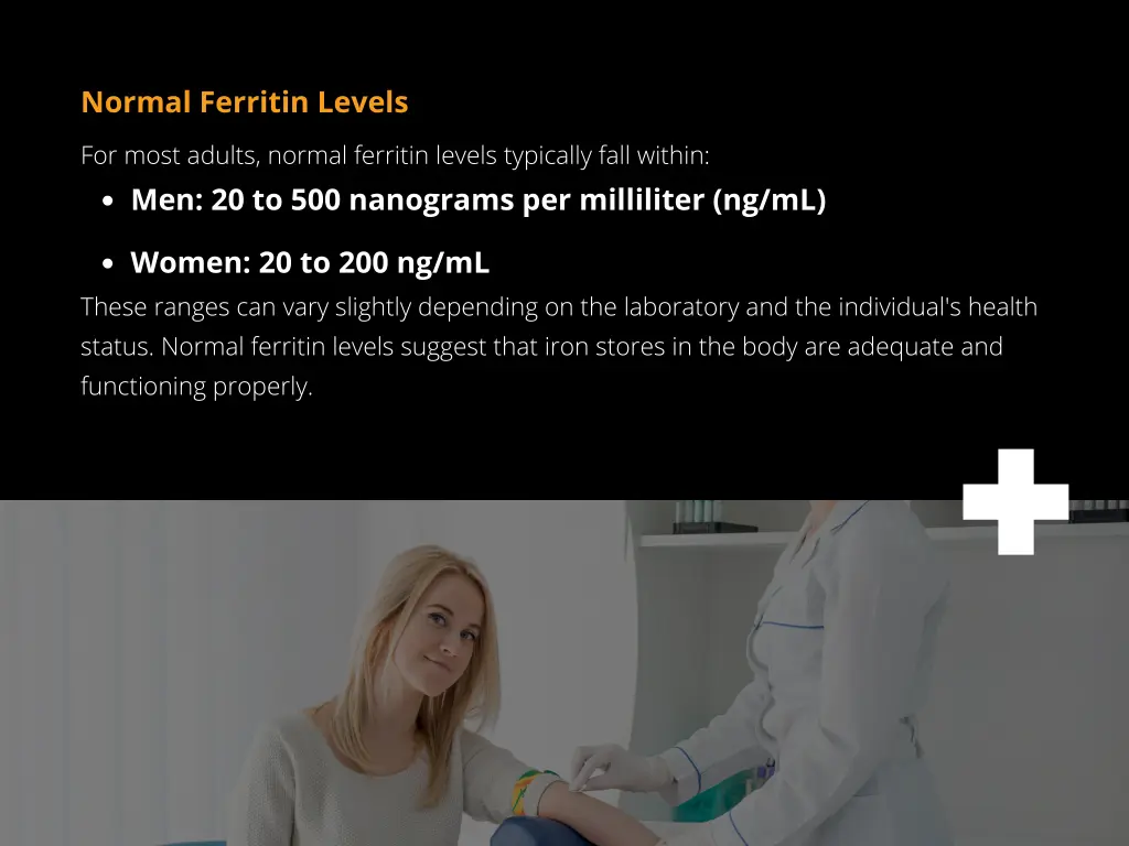 normal ferritin levels