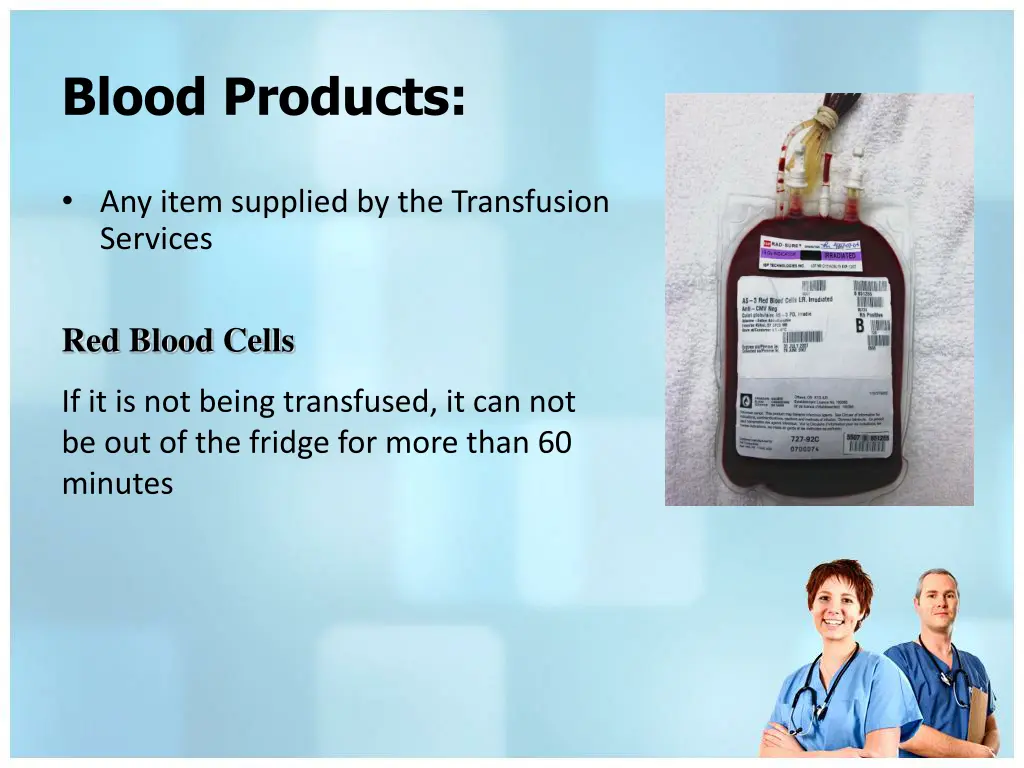 blood products