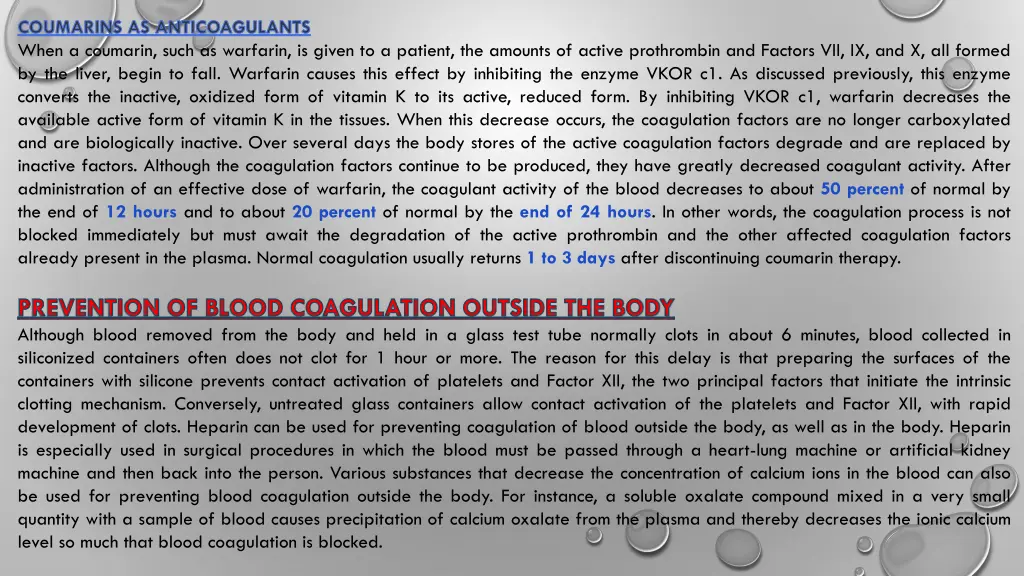 coumarins as anticoagulants when a coumarin such