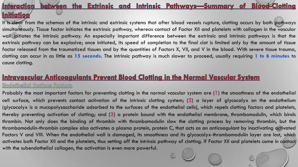 interaction between the extrinsic and intrinsic