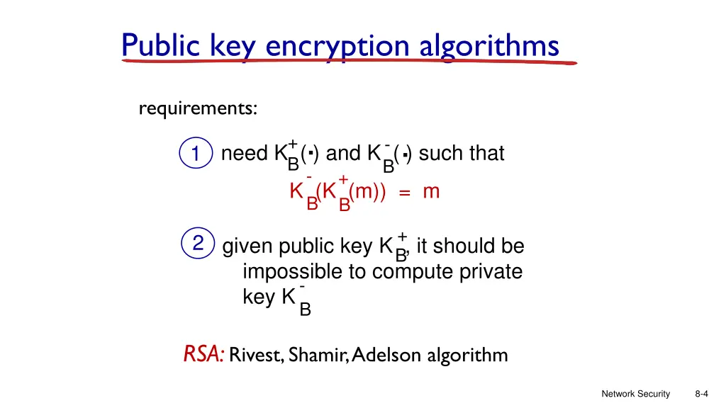 public key encryption algorithms