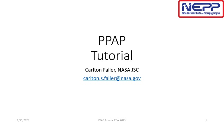 ppap tutorial