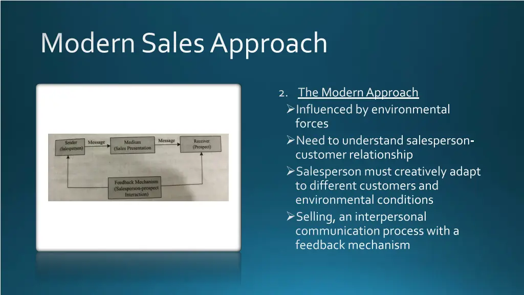 modern sales approach 1