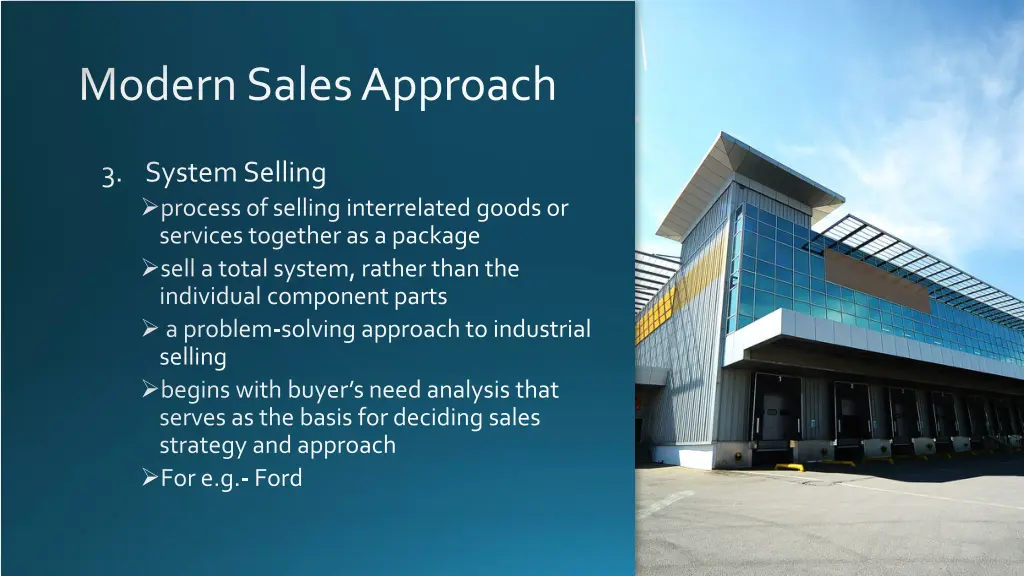 modern sales approach 2