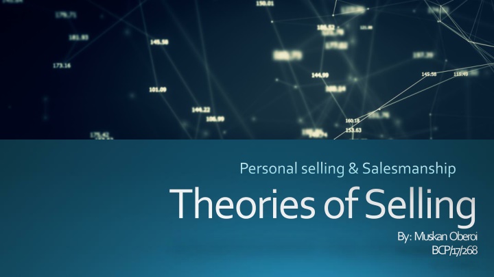 personal selling salesmanship