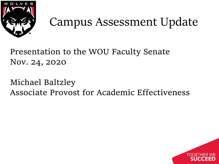 campus assessment update