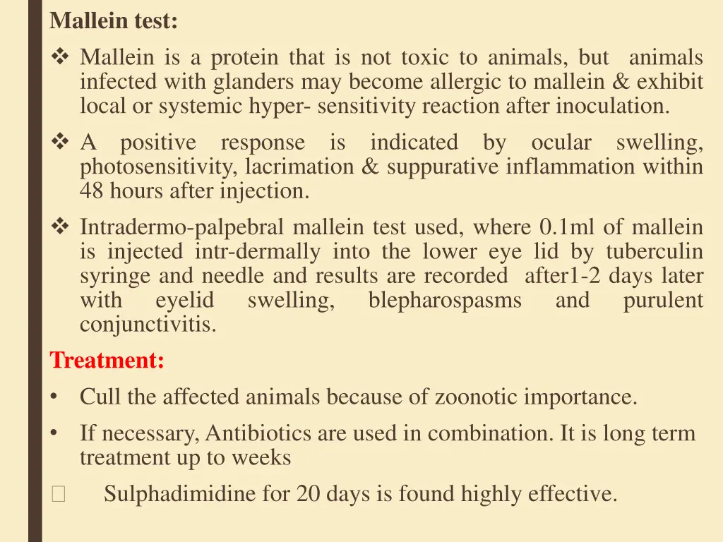 mallein test mallein is a protein that