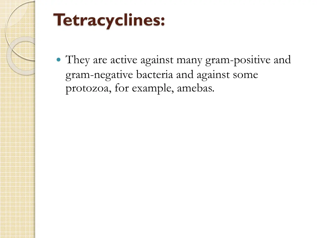 tetracyclines