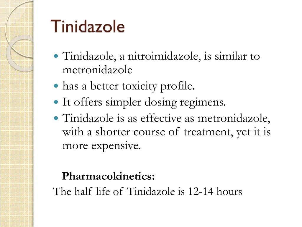 tinidazole