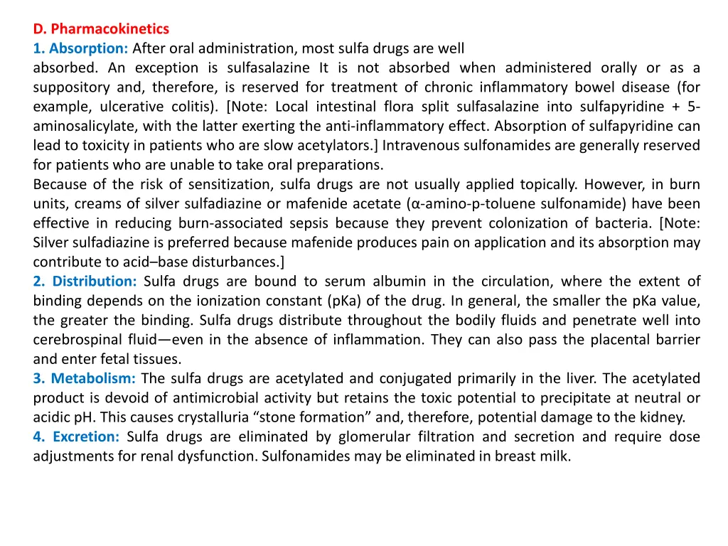 d pharmacokinetics 1 absorption after oral