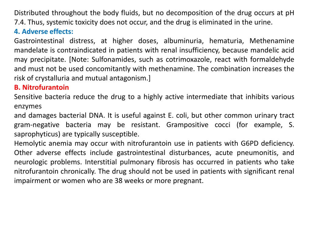 distributed throughout the body fluids