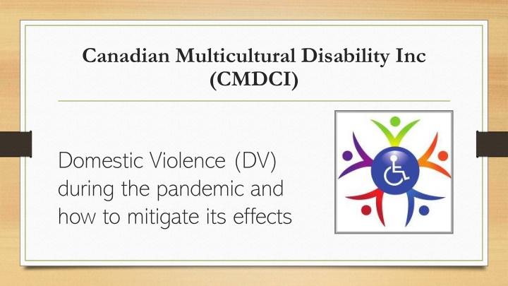 canadian multicultural disability inc cmdci