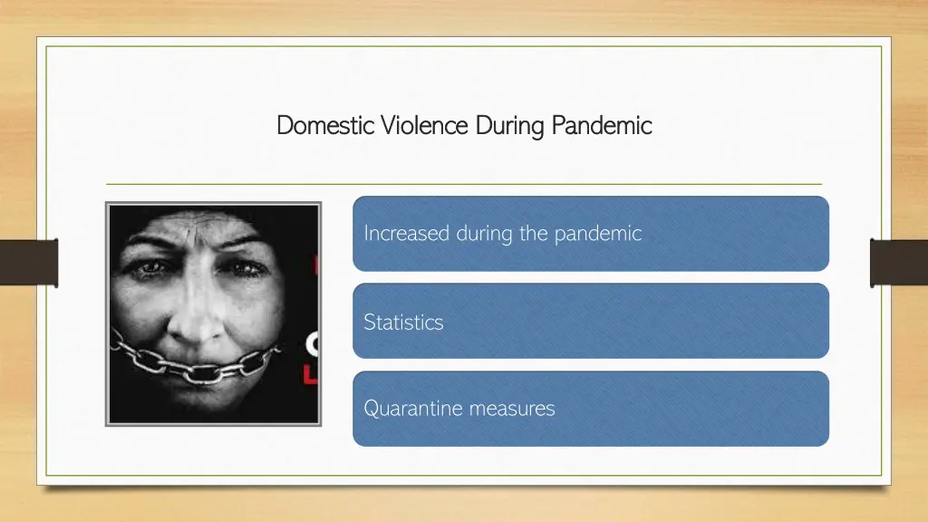 domestic violence during pandemic domestic