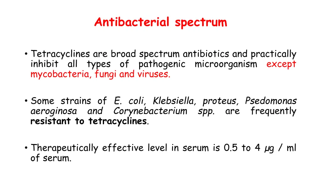 antibacterial spectrum