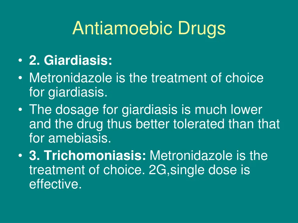 antiamoebic drugs 17