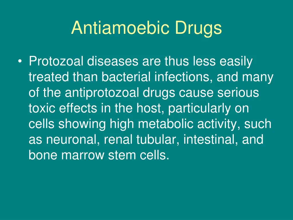 antiamoebic drugs 2