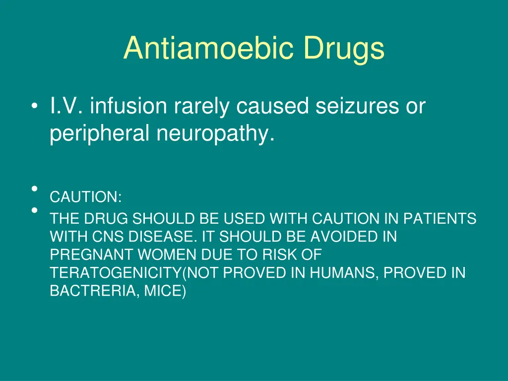 antiamoebic drugs 20