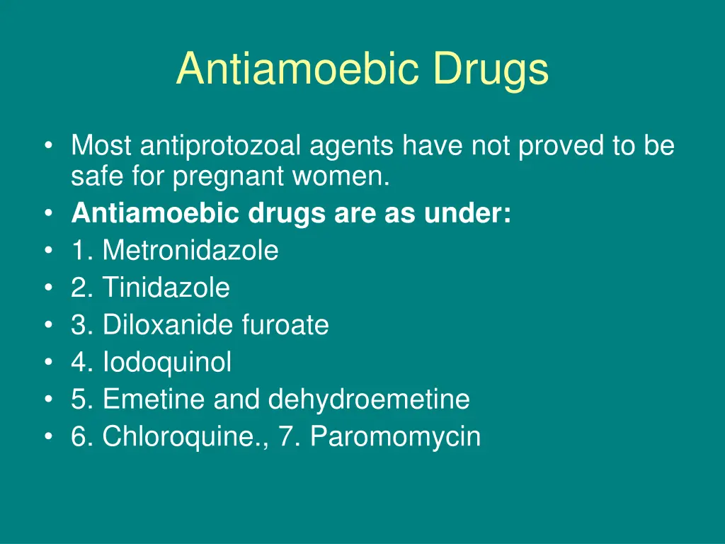 antiamoebic drugs 3