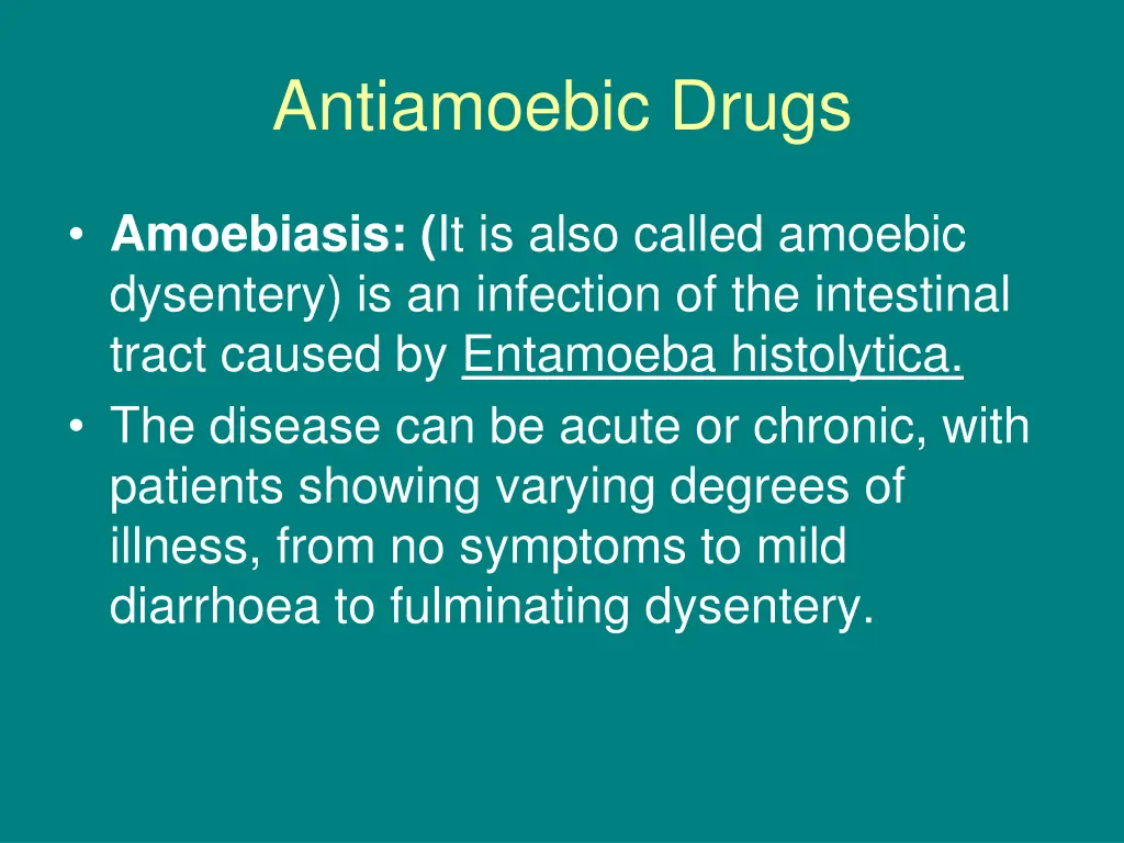 antiamoebic drugs 4