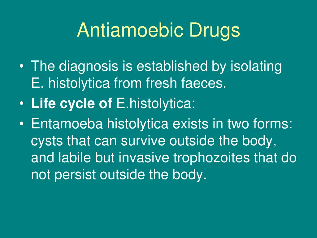 antiamoebic drugs 5