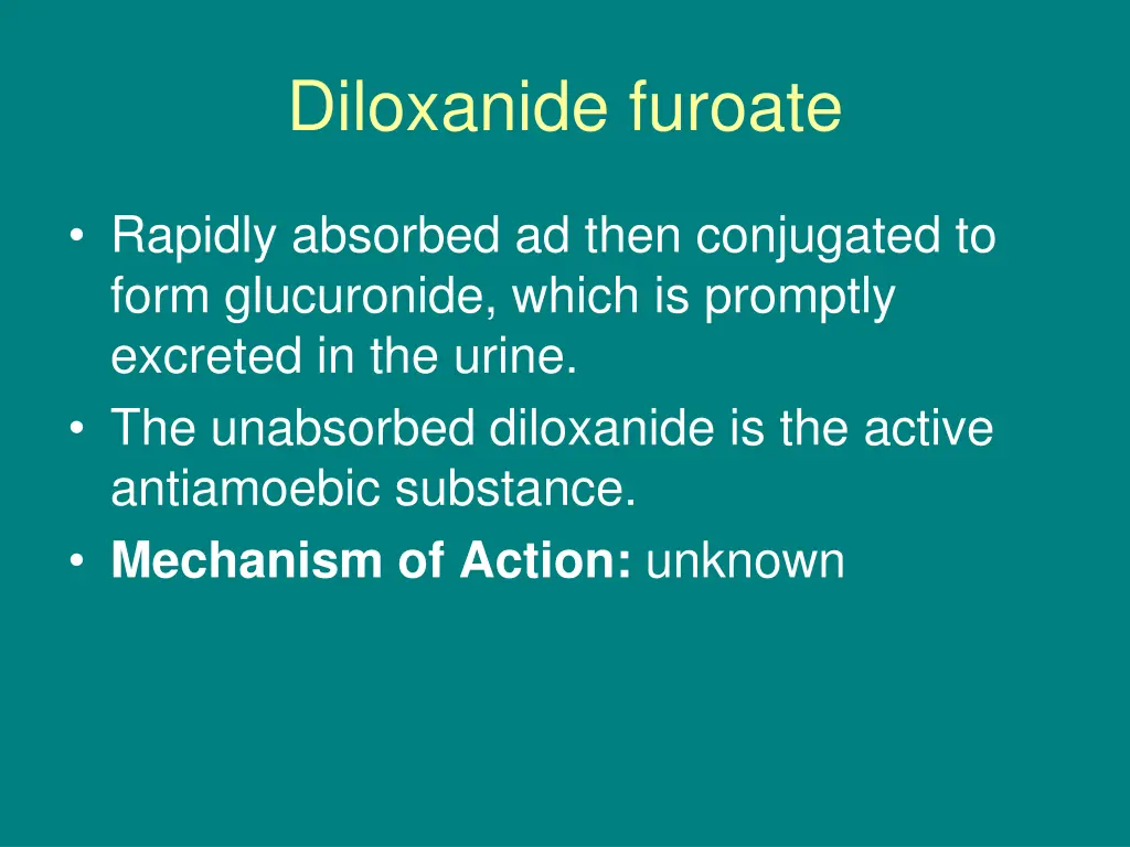 diloxanide furoate 1