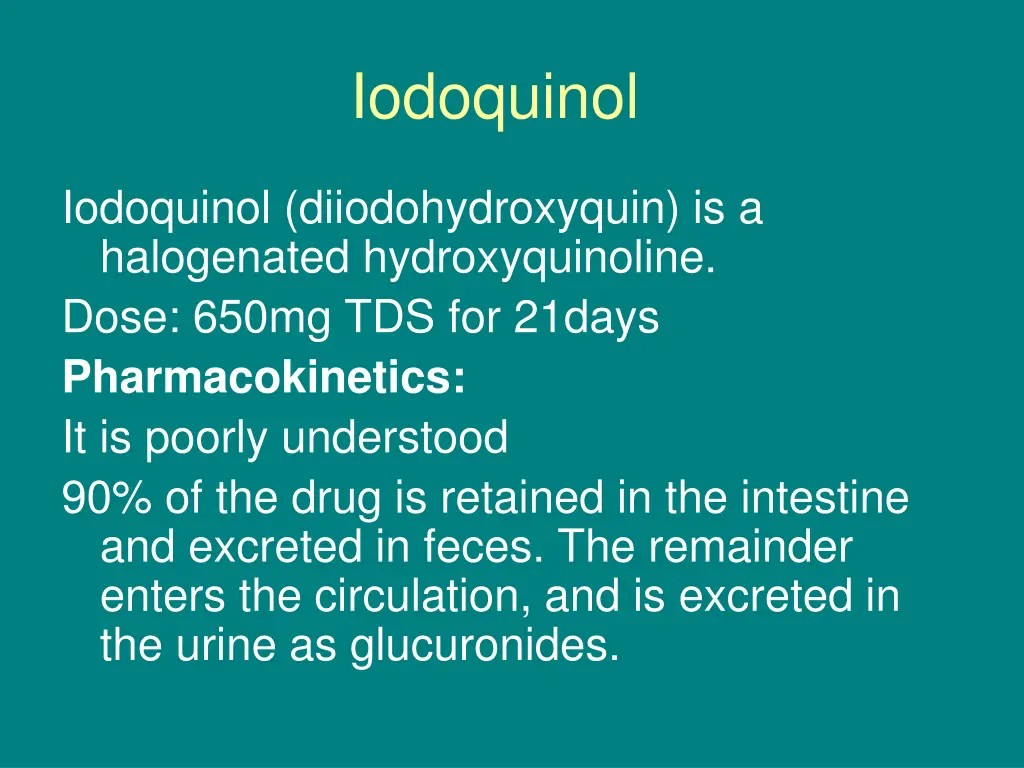 iodoquinol