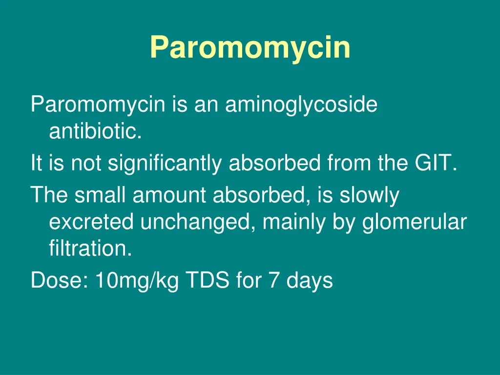 paromomycin