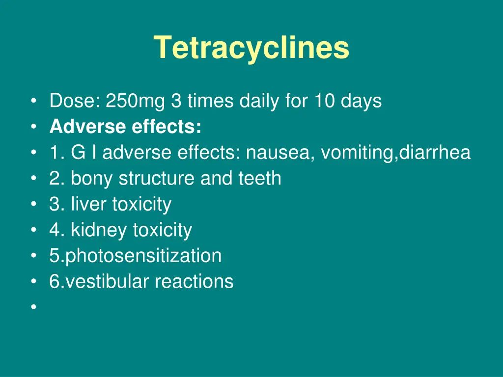 tetracyclines 2