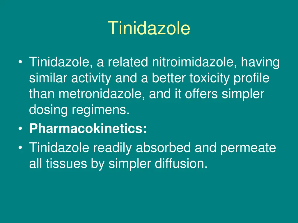 tinidazole