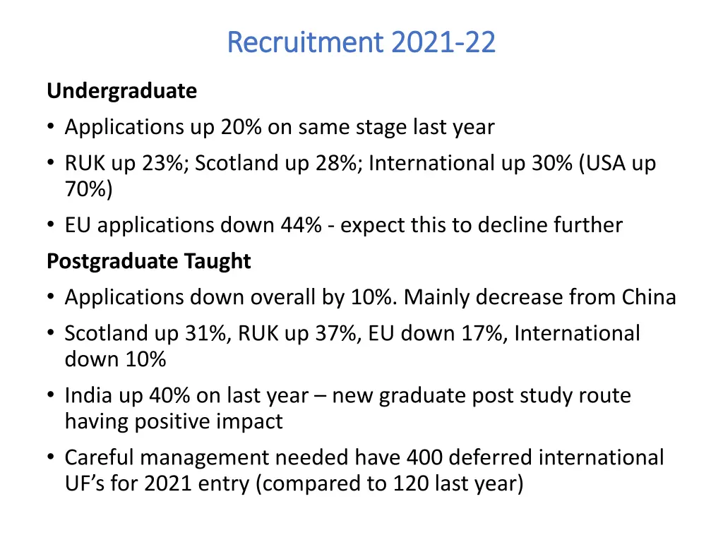 recruitment 2021 recruitment 2021 22