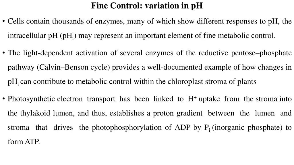 fine control variation in ph 1