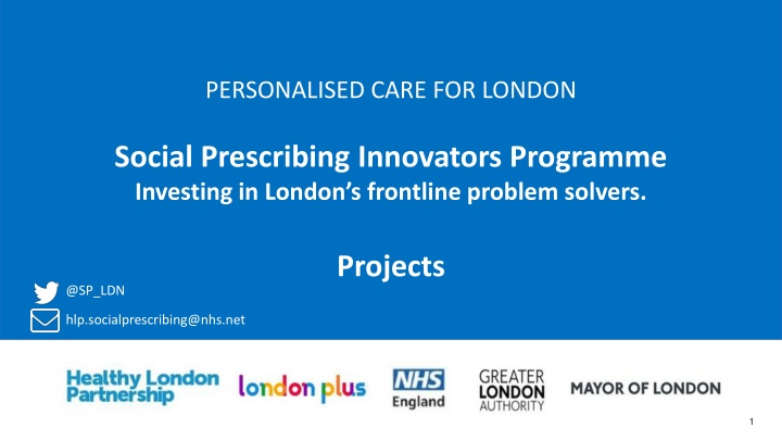 personalised care for london