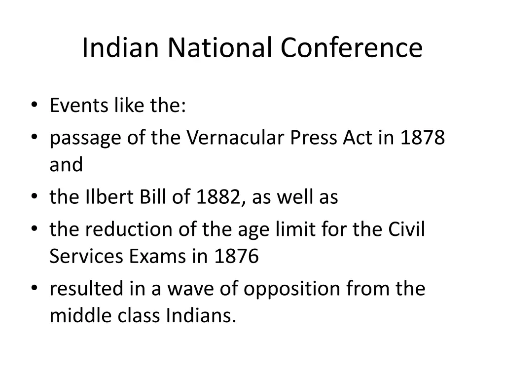 indian national conference