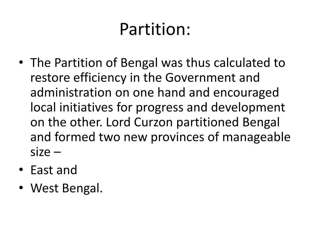 partition