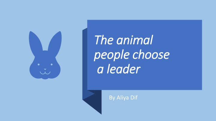 the animal the animal people choose people choose