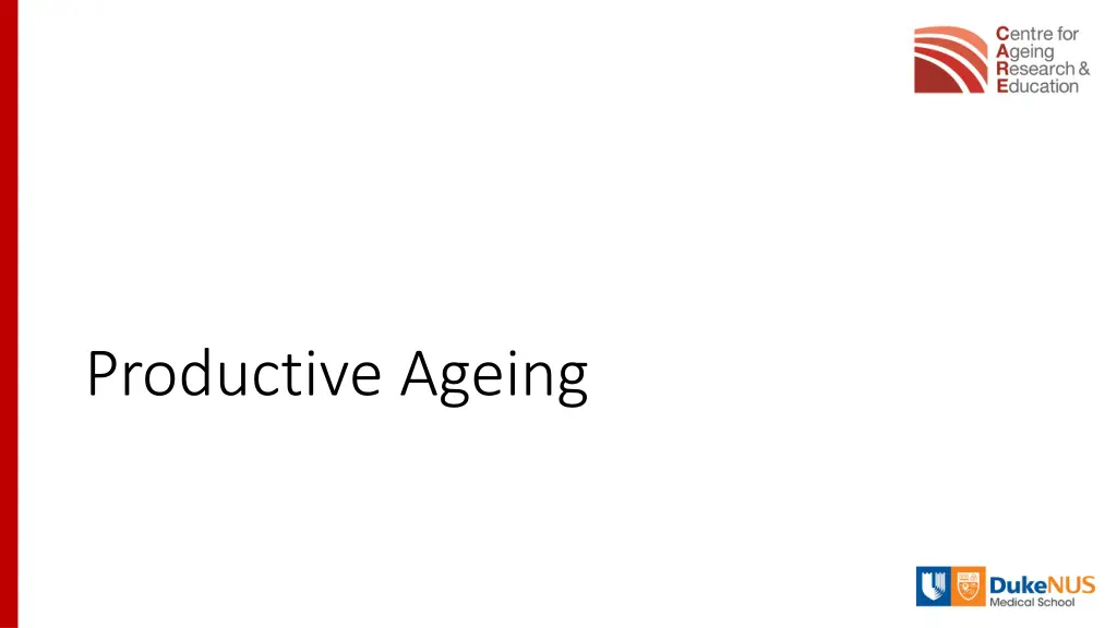 productive ageing