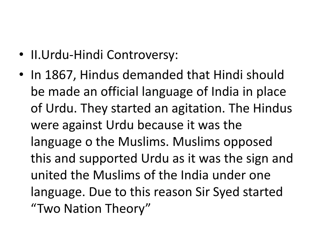 ii urdu hindi controversy in 1867 hindus demanded