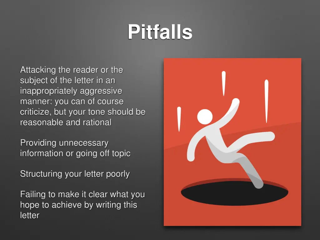 pitfalls